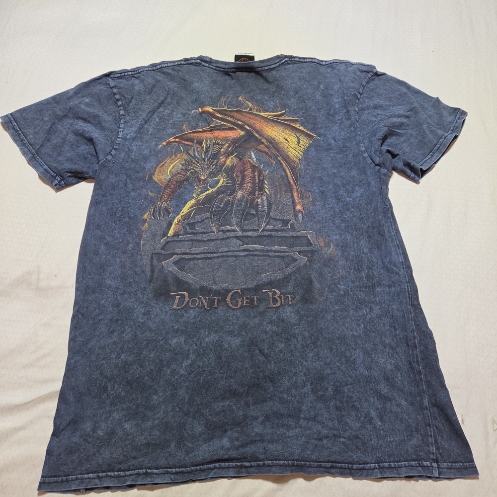 Harley-Davidson Dragon T-Shirt Tallassee TN Smoky Mountain Biker Tee Size Large - Picture 9 of 14
